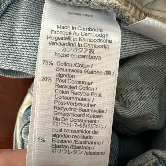 Madewell The Perfect Vintage Jean Ellicott Wash Raw Hem NA918 Women 2021 Sz 27 - Picture 10 of 16